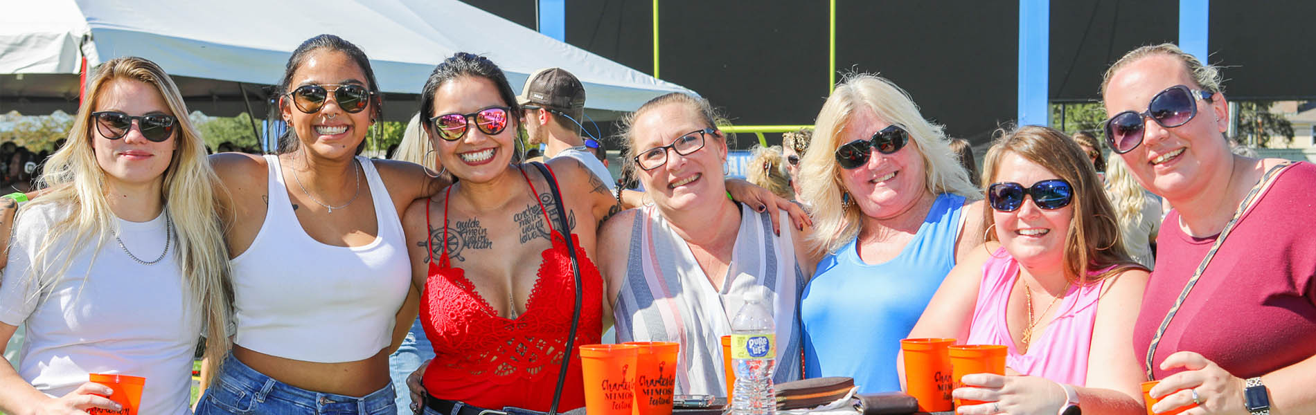 Women attending the Charleston Brunch Fest